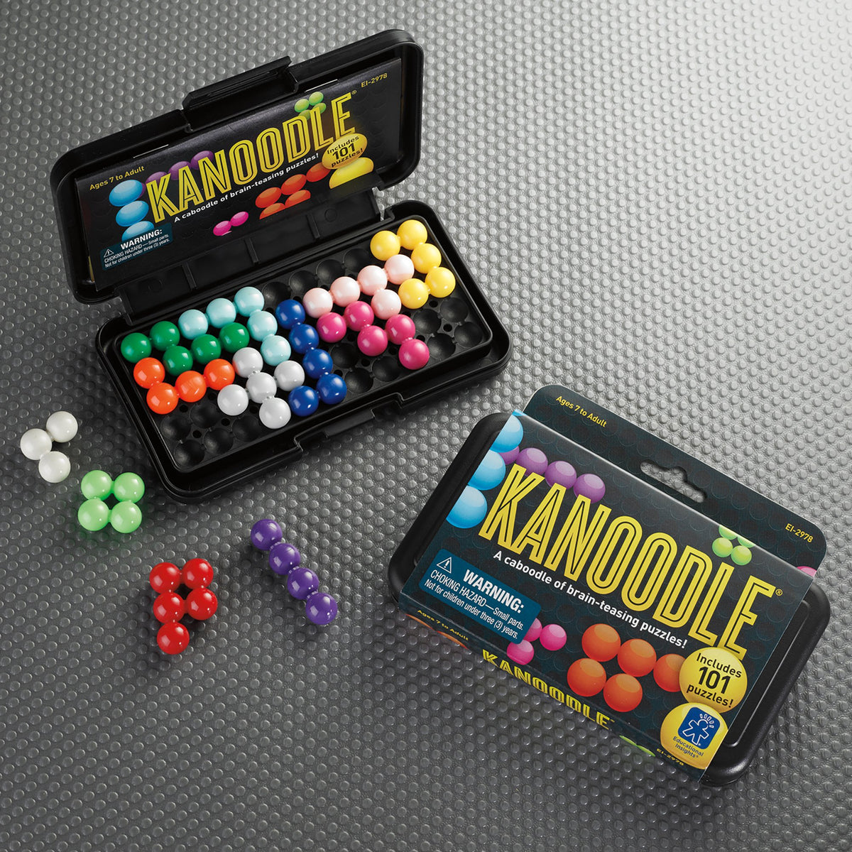 Educational Insights Kanoodle | 3D Brain Teaser Puzzles for Kids, Spatial Puzzle Games for Adults, Teens and Kids, Problem Solving Toys and Logic Puzzles