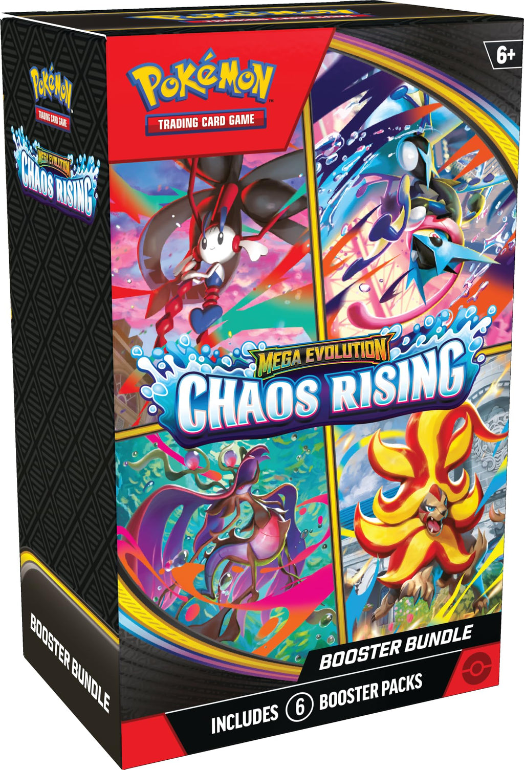 Pokémon TCG: Mega Evolution—Chaos Rising Booster Bundle, 6 Pack