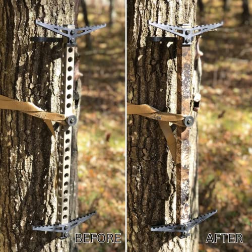 Stealth Strips Natural Gear Camo Silencing Tape | Self Adhesive Silencing Fabric | Great for Quieting All of Your Metal Hunting Gear and Accessories |(2” X 60” Roll)