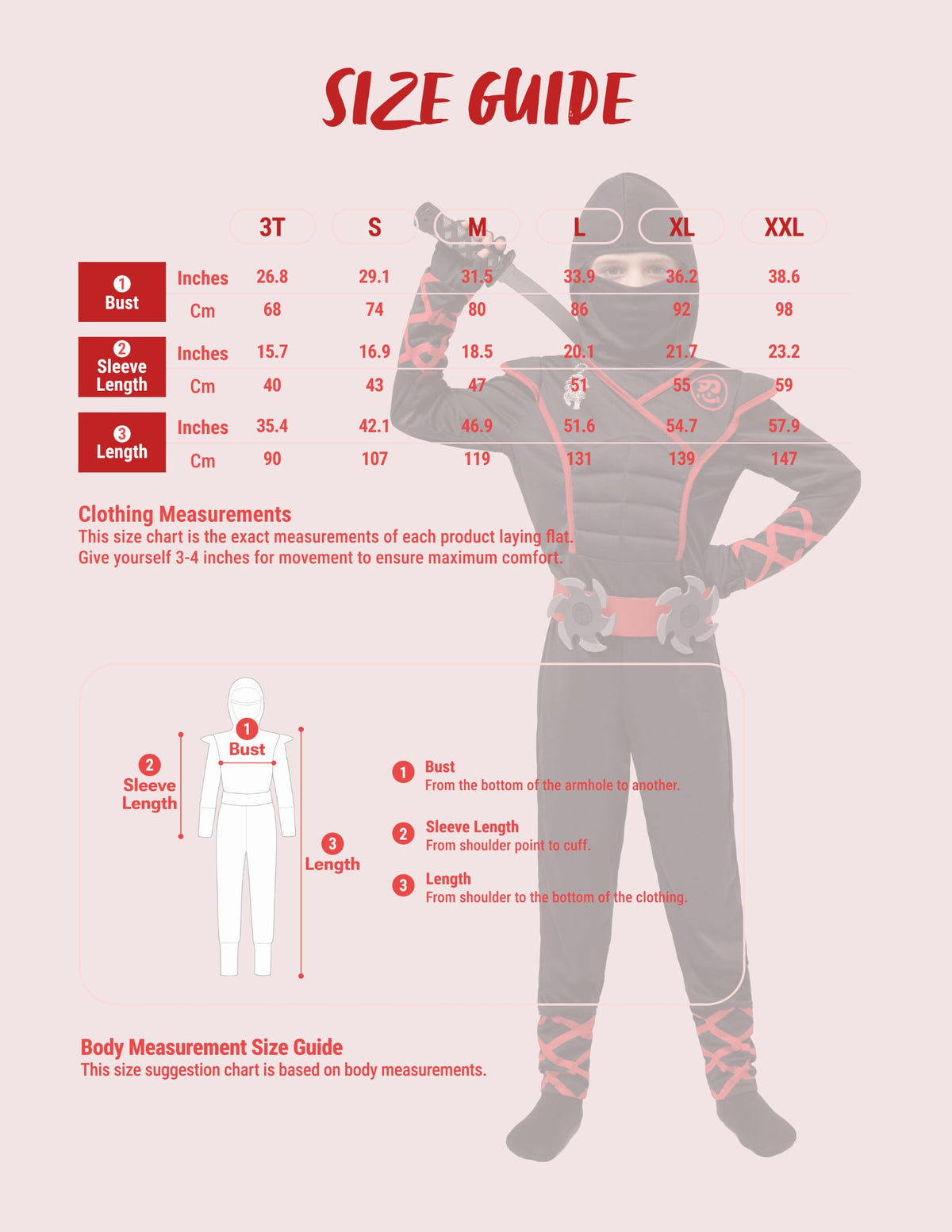 Spooktacular Creations Halloween Ninja Costume, Ninja Outfit Set for Kids, Halloween Costumes for Boys Dress Up Party