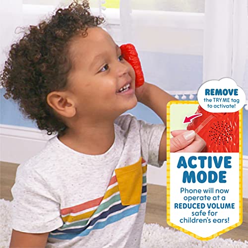 Sesame Street Learn with Elmo Pretend Play Phone by Just Play | Learning and Education, Holiday Stocking Stuffers, Gifts, Presents, Kids Toys for Ages 2 Up