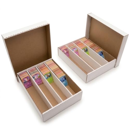 Trading Card Storage Box, 2-Pack, 3200 Count Monster Box, Woodhaven | Made in the USA