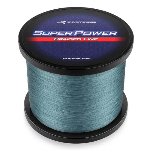 KastKing Superpower Braided Fishing Line, Abrasion Resistant Braid Line | Zero Stretch, Strong Knot Strength, Smaller Diameter, Enhanced Sensitivity, Long Casting, Superior Strength
